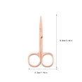 thumbnail image 3 of Soidarity Pinza para cutículas de uñas Accesorio de tijeras de acero inoxidable chapado en oro rosa Type3 NO3, 3 of 6