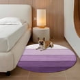 thumbnail image 2 of Round Rugs 3.3Ft, Purple Ombre Round Area Rug Washable Indoor Throw Carpet, Farmhouse Vintage Wooden Striped Soft Non Slip Circle Rug for Laundry Room Patio Home Decor Aesthetic, 2 of 8