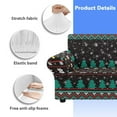 thumbnail image 6 of XYZCANDO Christmas Tree Sofa Cover 1 Piece Armchair slipcover Washable Club Chair slipcover for 1 Cushion Stretch Furniture Protection Soft Chair Cover, 6 of 6