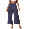 thumbnail image 1 of Pantalon Jogger Extensible à Taille Haute pour Femme, Coupe Ample, Jambe Fuselée, à Enfiler, Confortable, Tenue Décontractée avec Poches Fonctionnelles, 1 of 6
