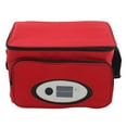 thumbnail image 2 of Paquete de hielo con altavoz Bluetooth con aislamiento solar, 5 modos, altavoz LED USB, bolsa refrigeradora de viaje, mochila para picnic, color rojo, 2 of 10