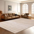 thumbnail image 2 of sasyxdc 4ft Round Rugs for Living Room  Grey Modern Abstract Circle Rug  Washable Non-Slip Low-Pile Carpet with Rubber Backing (Gray Area Rug  Round) iuy, 2 of 9