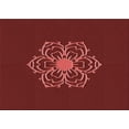 thumbnail image 1 of Ahgly Company Machine Washable Indoor Rectangle Transitional Red Area Rugs, 8' x 10', 1 of 7