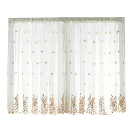 Short Window Sheer Curtains Valance, Curtains For Dining Room