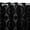 Black on Black, variant on Grommet Blackout Curtain Taffeta Damask 56" Wide Curtain