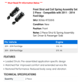 thumbnail image 2 of Front Strut and Coil Spring Assembly Set 2 Piece - Compatible with 2011 - 2014 Ford Edge 2012 2013, 2 of 2
