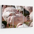 thumbnail image 1 of Design Art Pat De Flamants Roses Se Bouchent Art Sur Toile, 1 of 3