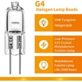 thumbnail image 3 of G4 halogenlampor 10W 12V - Varmvita - 10-pack 10W 10W 10pcs, 3 of 5
