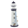 thumbnail image 4 of WHAMVOX LED Lighthouse Candle Lantern Mediterranean Iron Candle Holder for Home Desktop Decor, 4 of 8