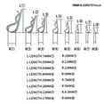 thumbnail image 4 of maskred 181 Pcs/kit Épingle à Cheveux RV Anti-corrosive Libération Rapide Remorque R Clip Attache, 4 of 6