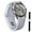 Silver-LtGray/Black, variant on Silicone Watch, Interchangeable Strap Wrist Watches for Women, Analog Timepiece for Men