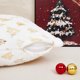 thumbnail image 5 of Juego de fundas de almohada navideñas de dos fundas de almohada esponjosas árbol dorado vacaciones de invierno decoración del hogar blanco, 5 of 5