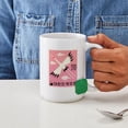 thumbnail image 4 of CafePress - Vintage 1960 Korea Sandhill Crane Postage Stamp Mu - 15 oz Ceramic Large White Novelty Mug, 4 of 6