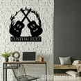 thumbnail image 4 of Craftnamesign Custom Guitar Metal Home Art, Guitar Metal Wall Decor, Gift for Musicians, 4 of 5