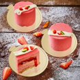 thumbnail image 3 of CNKOO 100pcs Golden Mu Si Cake Board Mini Cake Base Cake Board Cupcake Dessert Display Tray Cardboard Dessert Board Pastry Base, 3 of 6