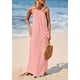 thumbnail image 4 of Vestido PRETTYGARDEN 2025 Maxi Rosado sin Mangas con Tirantes M, 4 of 8