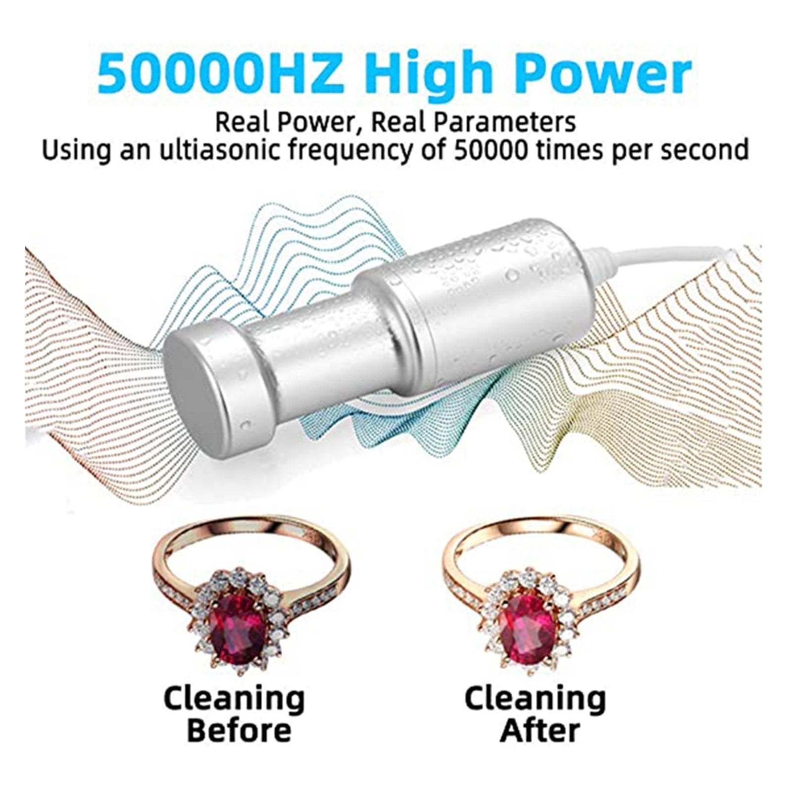Professional Mini Immersible Ultrasonic Cleaning Stick Household Ultrasonic Cleaner ,Convenient to Use