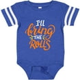 thumbnail image 3 of Inktastic Thanksgiving I'll Bring the Rolls in Orange Boys or Girls Baby Bodysuit, 3 of 5