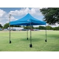 thumbnail image 5 of EZ Pop Up Canopy Tent Instant Shelter w Wheel Bag + 4 Sand Bags - 10'x10' Turquoise - D Model, 5 of 5