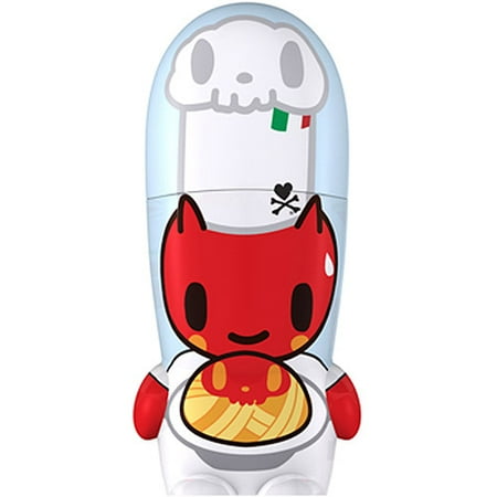 Mimoco MIMOBOT 8GB USB 2.0 Flash Drive, Pastaio