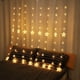 thumbnail image 3 of Guirnaldas de luces LED, cortina de estrellas conectable, luces de hadas para ventanas con control remoto, luces navideñas para decoración de ventanas, 3 of 8