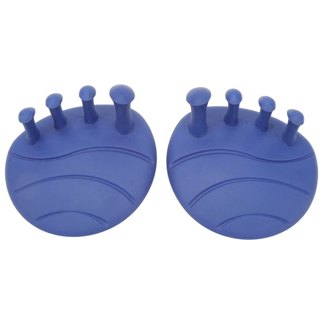 1 par de separadores de dedos unisex multifuncionales, color azul oscuro, de TPR.
