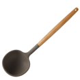 thumbnail image 5 of Set de 11 ustensiles de cuisine en silicone avec poignée en bois et ustensiles de cuisine antiadhésifs spatule en silicone gris, 5 of 5