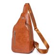 thumbnail image 3 of Bolso de pecho Bolsos de mensajero casuales para mujer Correa ajustable simple para senderismo al aire libre, 3 of 9
