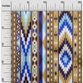 thumbnail image 2 of oneOone Cotton Poplin Twill Light Brown Fabric Tribal Craft Projects Decor Fabric Printed By The Yard 56 Inch Wide, 2 of 6