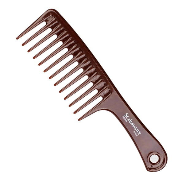 Comb ScalpMaster con aceite de argán desenredante, color marrón