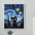 thumbnail image 2 of Con Cuentas Cuadradas 5D DIY Kit Gato Astral Del 45x55cm, 2 of 9