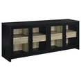 thumbnail image 3 of Denison 3-piece Entertainment Center 79-inch TV Stand Black, 3 of 19