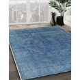 thumbnail image 3 of Ahgly Company Machine Washable Indoor Rectangle Industrial Modern Iceberg Blue Area Rugs, 6' x 9', 3 of 7