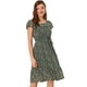 thumbnail image 1 of Vestido con Dobladillo y Volantes para Mujeres Allegra K Negro XL, 1 of 6