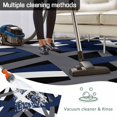 thumbnail image 5 of Navy Blue Black Geometric Outdoor Rug for Patio/Deck/Porch, Non-Slip Large Area Rug 6 x 9 Ft, Modern Art Abstract Grey Line Indoor Outdoor Rugs Washable Area Rugs, Camping Rug Carpet Runner, 5 of 8