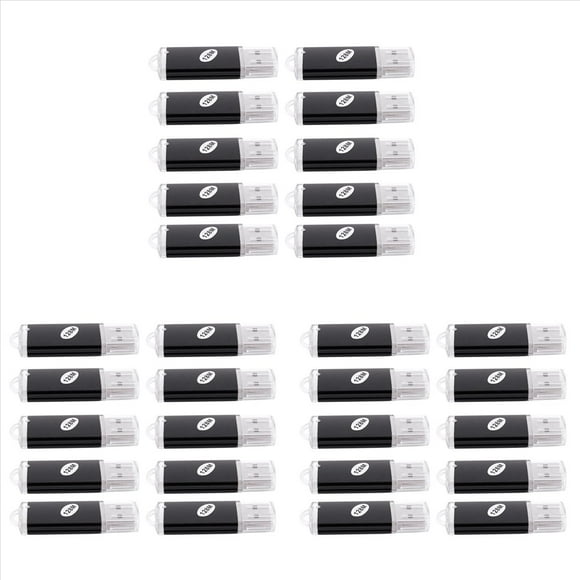 30X USB Memoria 2.0 Palillo de Memoria Dispodsitivo de Flash 128MB Regalo Negro