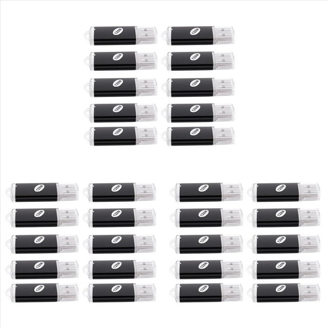 30X USB Memoria 2.0 Palillo de Memoria Dispodsitivo de Flash 128MB Regalo Negro