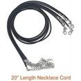 thumbnail image 4 of 20 Pieces 20 Inches Black Waxed Necklace Cord with Clasp, 4 of 7