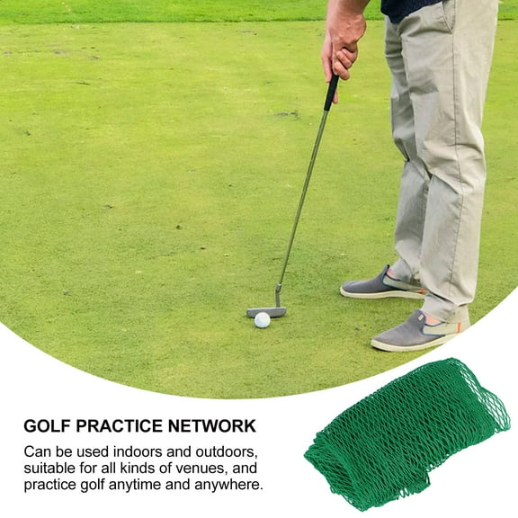 Worgeous Sports Enthusiasts Golf Practice Hitting Net HDPE 1Pack 79X79X0.1In