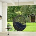 thumbnail image 2 of Modway Hide Outdoor Patio Swing Chair Without Stand in Gray Navy, 2 of 4