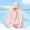 Pink, variant on Swuxness Toddler Sleeveless Hooded Robes, Long Casual Robes, Kids Print Absorbent Wearable Cozy Post Swim Cover Up and Changing Bathrobe Pink, 3-5 Years