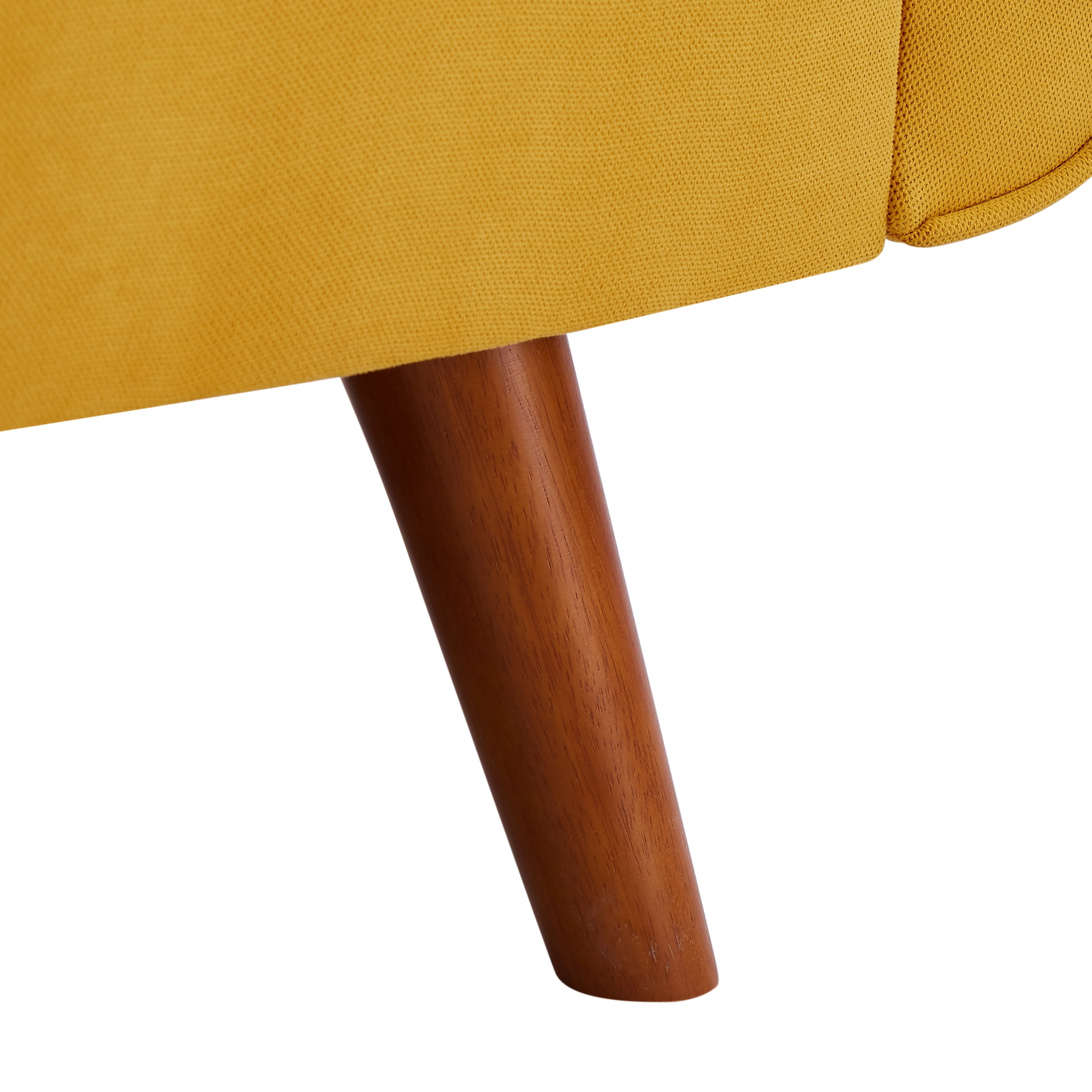Linen Sofa Furniture Adjustable Backrest Recliner, Yellow