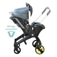 thumbnail image 2 of Carriola Para Bebé Starkids Polux Convertible Con Pañalera Gris Estrellas, 2 of 5