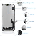 thumbnail image 3 of For iPhone 14 Screen Replacement 6.1 Inch, 3D Touch LCD Display for A2649, A2881, A2882, A2883, A2884 with Repair Tools Kit+Waterproof Frame Sticker+Tempered Glass(Black), 3 of 7