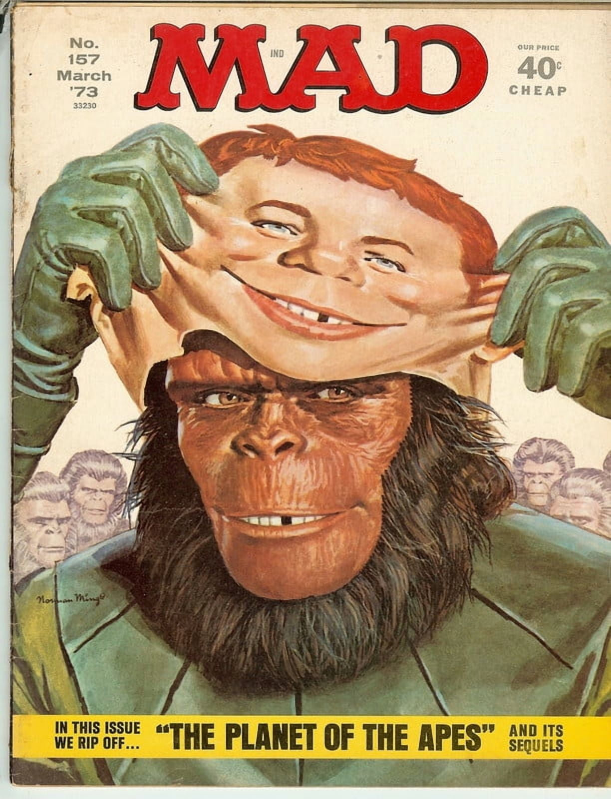 MAD Magazine Vintage Collectible #157 March 1973