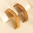 thumbnail image 3 of LEEYNEER Sandalwood Hair Comb Set for Normal Hair - Wooden Bristle  Finishing Combs with Wide & Fine Teeth  Massage & Detangling - Premium Handcrafted Beauty Accessory, 3 of 6