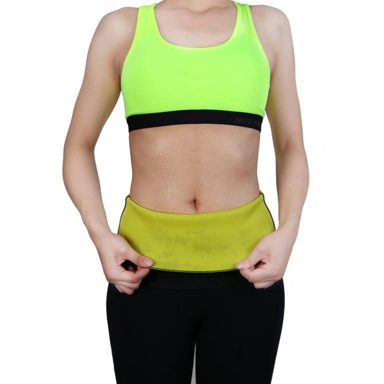 SAYFUT Hot Thermo Sweat Neoprene Body Shaper Waist Trainer Tummy Control  Slimming Belt Shapewear Cincher Weight Loss Gym Girdle 