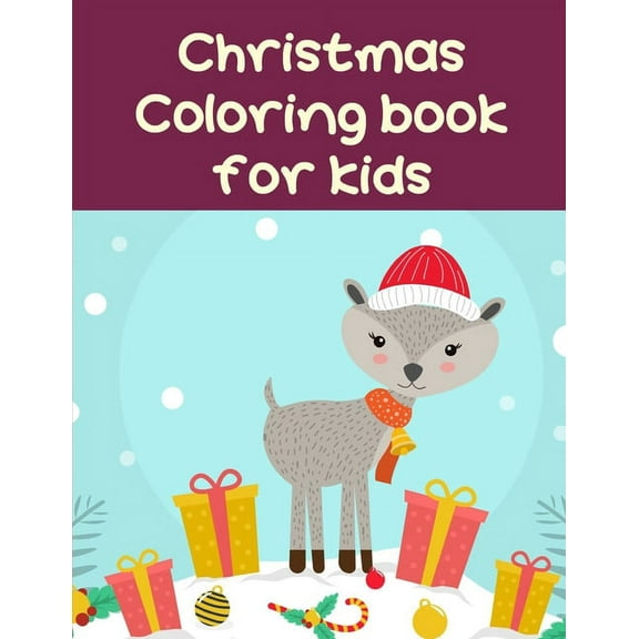 Big Animals: Christmas Coloring Book For Kids: Creative haven christmas inspirations coloring book (Paperback)
