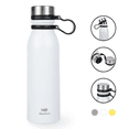 thumbnail image 1 of Termo para Agua o Cafe Fria o Caliente de Acero Inoxidable de 600 Ml Color Blanco, 1 of 5