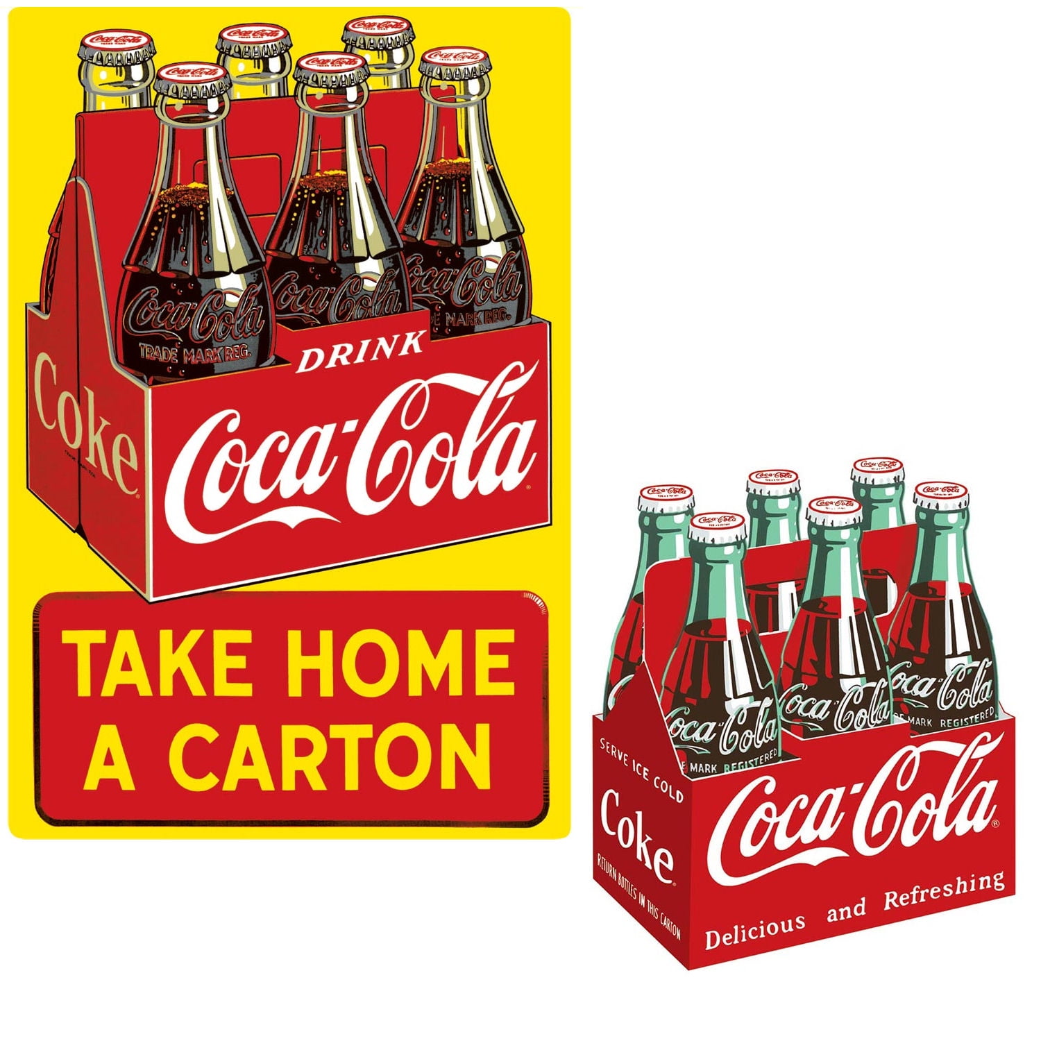 Save Multi Buy Coca Cola Retro Style Fridge Magnet Choose 